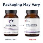 Designs for Health DHEA 25mg - DHEA Supplement for Men + Women - Supplement to Help Support Healthy Aging, Muscle Integrity, Energy + Hormonal Synthesis - Non-GMO (60 Capsules)