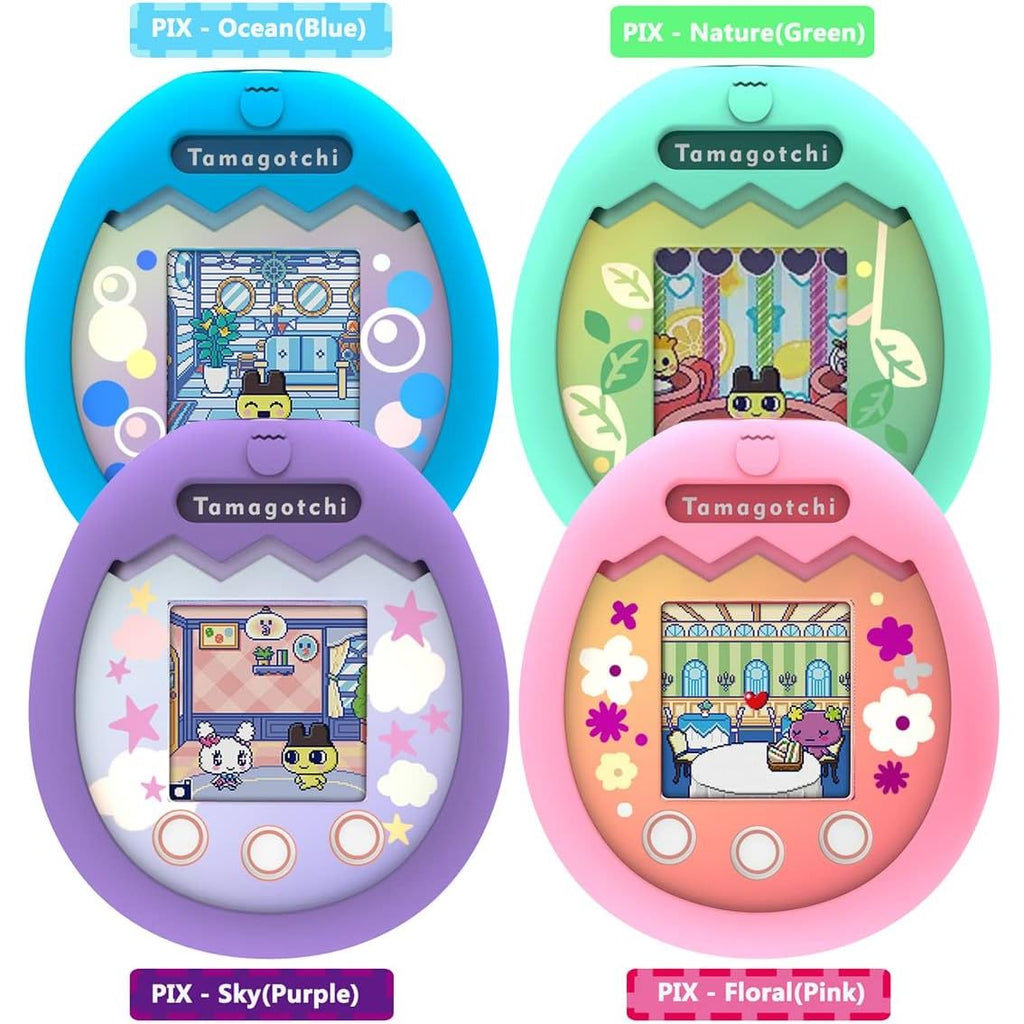 Buy now JCHPINE Hard Carrying Case and Silicone Cover Compatible with Tamagotchi Pix Interactive Virtual Pet Game Machine, Screen Film Protector for Tamagotchi Pix Accessories (Purple) at indiglob india