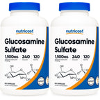 Nutricost Glucosamine Sulfate 1500mg, 240 Capsules, Gluten-Free, GMO-Free | 750mg Per Capsule