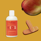 Shea Moisture Kids Shampoo Mango & Carrot Extra Nourishing 8oz | For all kids - gently cleanse, nourish, and detangle curly hair with Mango Butter, Carrot Oil, and Shea Butter.