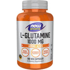 Buy now NOW Foods Sports Nutrition, L-Glutamine, Double Strength 1,000 mg, Amino Acid, 120 Veg Capsules 120 Count (Pack of 1) at indiglob india