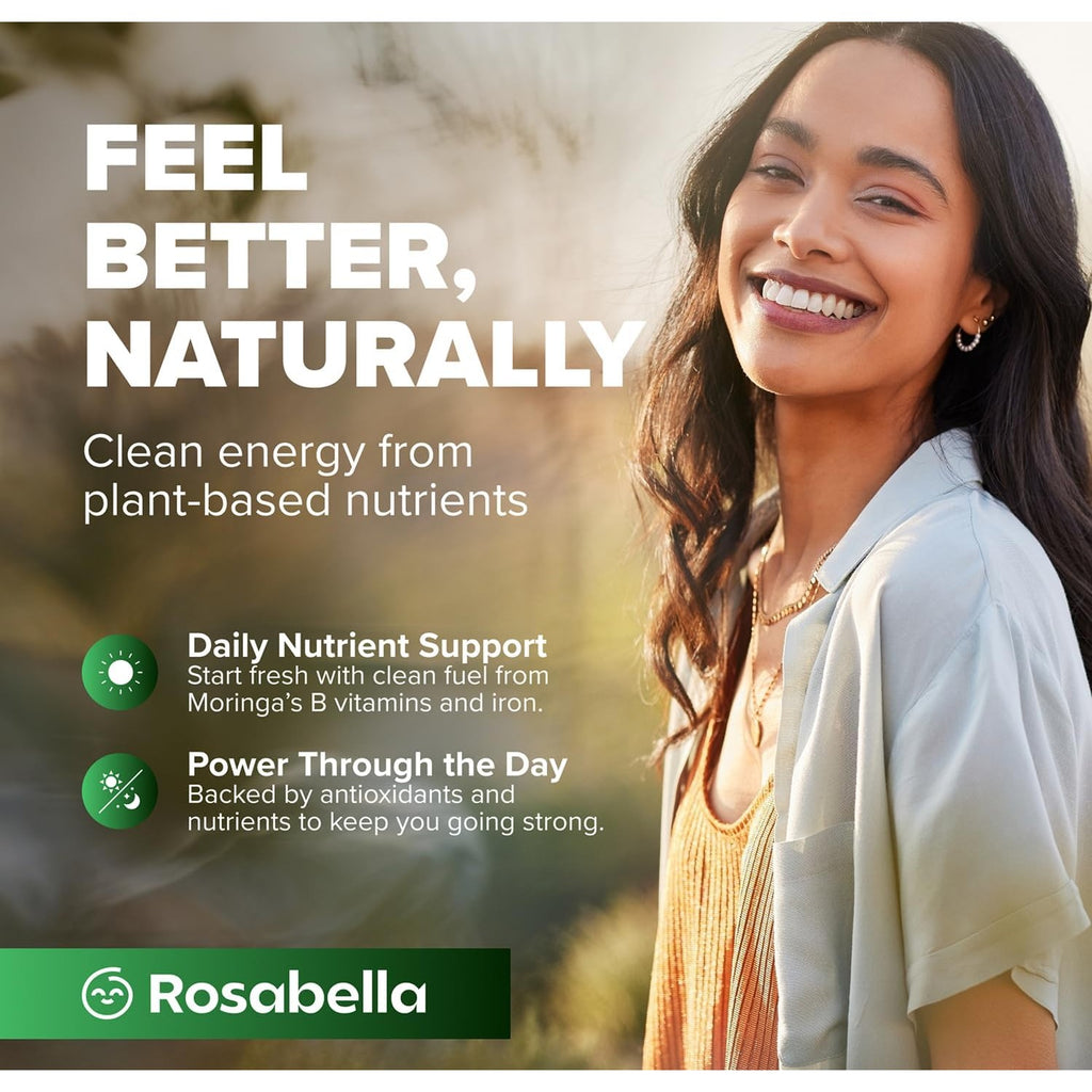 Buy now Rosabella Moringa Gummies â€“ Moringa Leaf Extract 1000mg Equivalent Per Serving â€“ Natural Energy & Balance â€“ Non-GMO, Gluten-Free Superfood Gummies for Women & Men â€“ 30 Count at indiglob india
