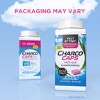 Buy now Charcocaps Fast Acting Gas Relief for Bloating & Flatulence, Drug Free Detoxifying Activated Charcoal Formula, 100 Capsules, 30 Day Supply, Pink at indiglob india