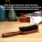 Buy now Hair Brush for Men Thin Fine Normal Hair, Boar Bristle Hair Brush for Add Shine Improve Texture Reduce Frizz, Hairbrush for Beard Straightens Softens at indiglob india