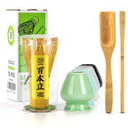 Buy now TEANAGOO MA-01 Japanese Matcha Ceremony Accessory, Matcha Whisk (Chasen), Traditional Scoop (Chashaku), Tea Spoon, Whisk Holder, The Perfect Set to Prepare a Traditional Cup of Matcha.… at indiglob india