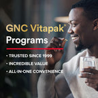 Buy now GNC Mega Men Healthy Testosterone Program, Complete Nutrition 4 Products in 1, Boost Free and Total Testosterone, Blood Flow, 30 Daily Packs at indiglob india
