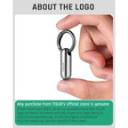 Buy now TISUR Micro Keychain Pill Holder, Titanium Pill Case Waterproof Pill Container, Portable Tiny Pill Organizer for Travel Purse Pocket at indiglob india