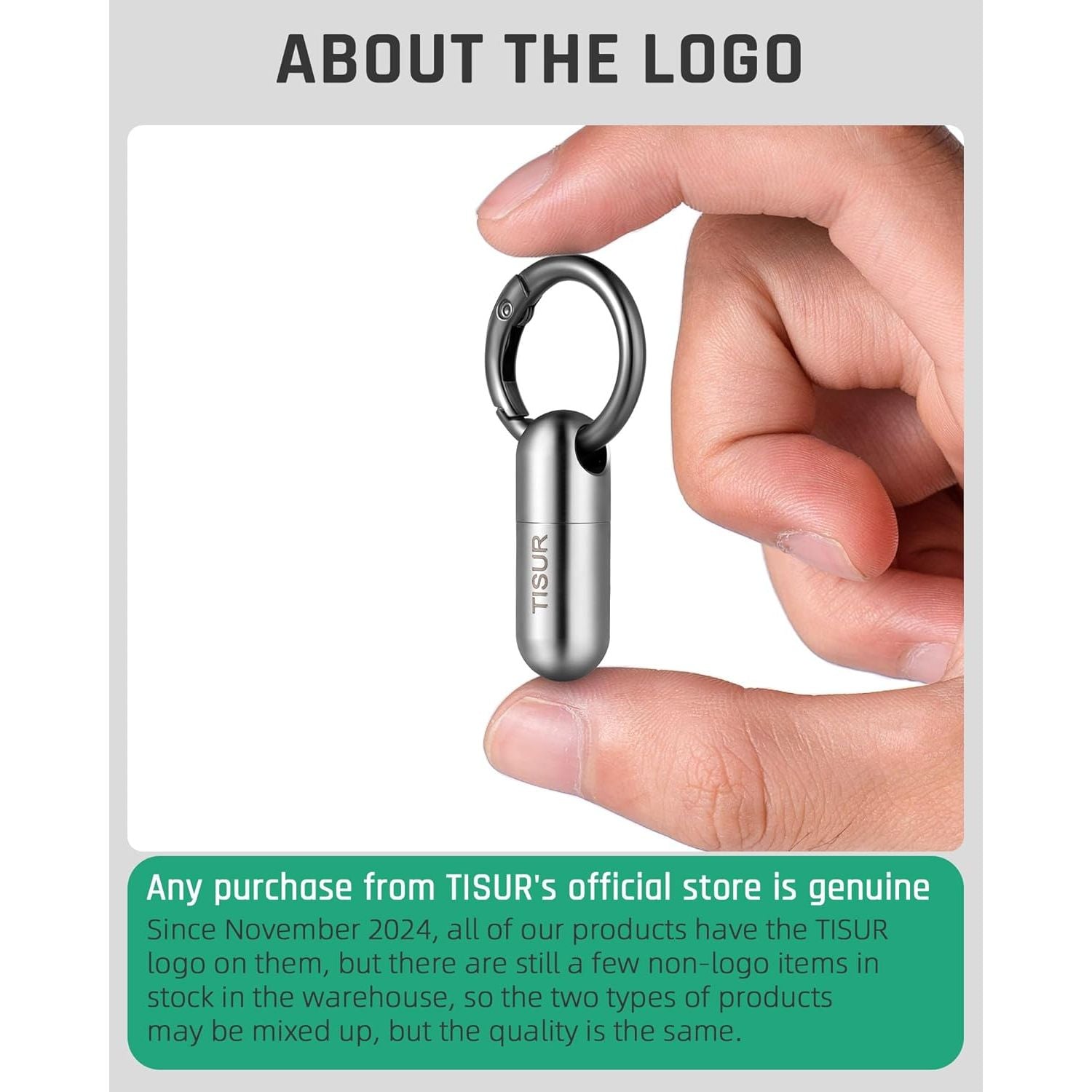 Buy now TISUR Micro Keychain Pill Holder, Titanium Pill Case Waterproof Pill Container, Portable Tiny Pill Organizer for Travel Purse Pocket at indiglob india