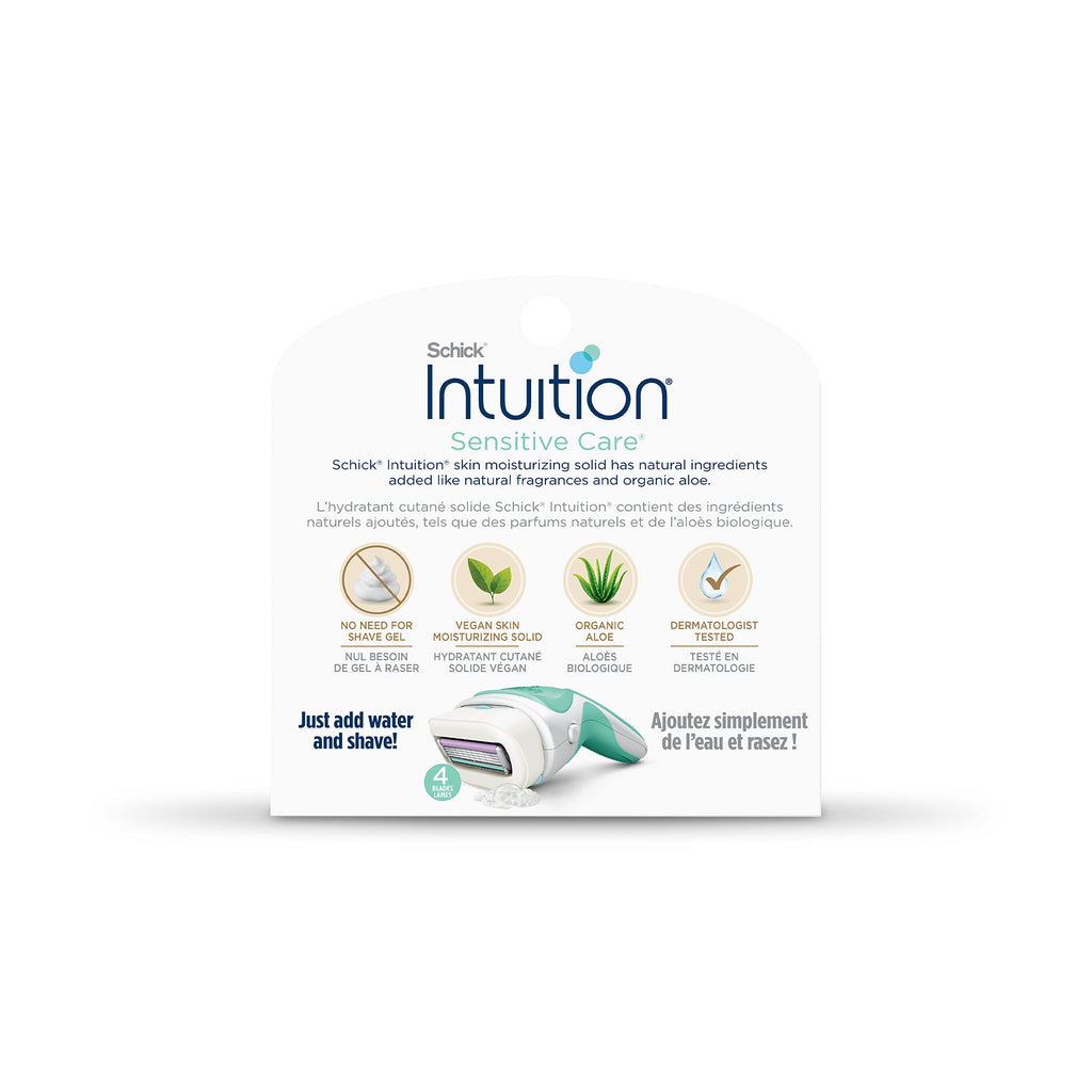 Buy now Schick Intuition Sensitive Skin Womens Razor Refills with Vitamin E & Aloe, Pack of 1(count of 3) at indiglob india