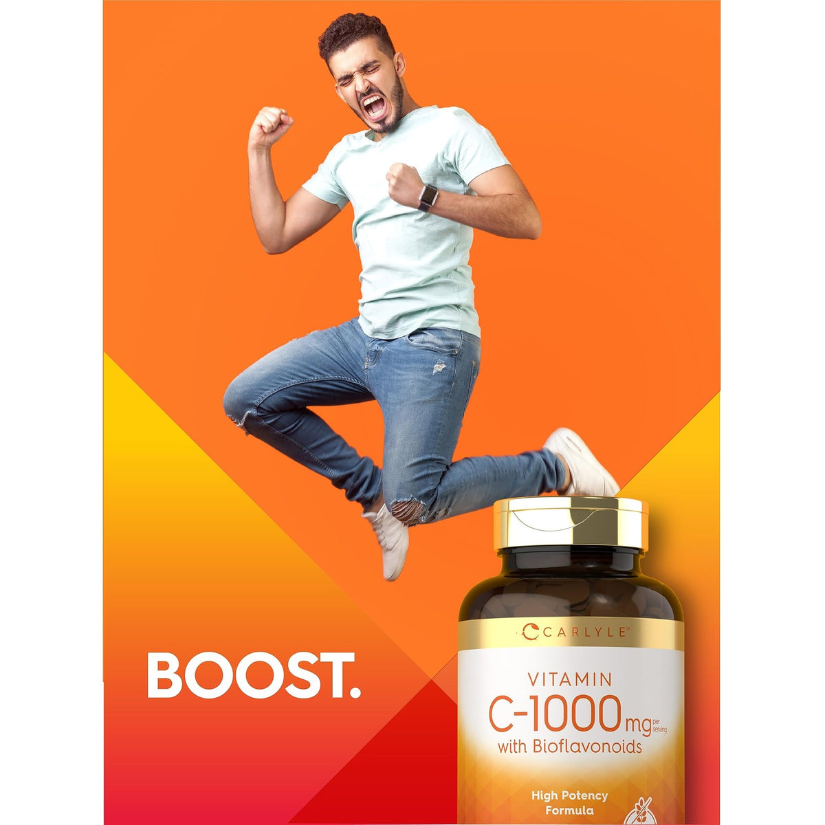 Carlyle Vitamin C 1000mg | with Rose Hips and Citrus Bioflavonoids