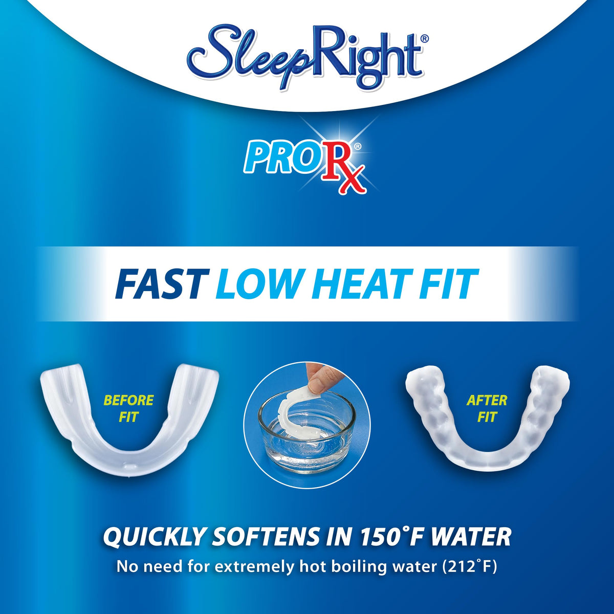 SleepRight ProRx Custom Fit Dental Guard for Teeth Grinding and Clenching