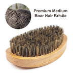 Buy now Wave Brush Medium Boar Bristles Hair brush-Designed for Thin and Normal Hair-Mens Curved Military Wave and Beard Brush-Great for 360 Waves at indiglob india