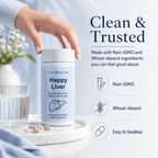 Ritual Labs Happy Liver Support, with Kudzu,Turmeric Herbal Support, Non-GMO, Gluten Free, 60 Capsules