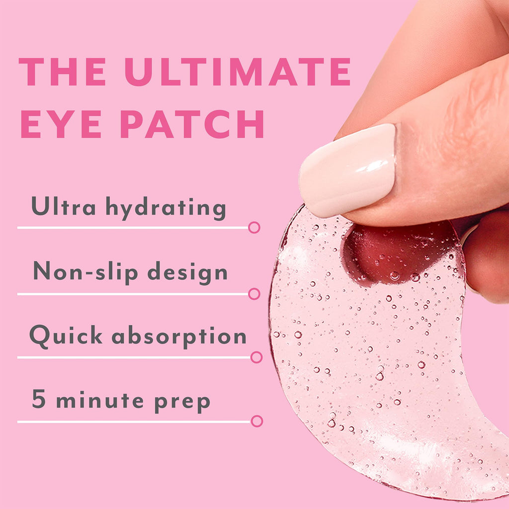 Patchology Rosé Under Eye Patches for Puffy Eyes & Dark Circles | 5pk. | Puffiness & Anti Wrinkle Patches Hydrating Eye Masks for a Radiant Look | Hyaluronic Acid & Antioxidants