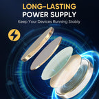 60 Count Hearing Aid Batteries Size 312, 1.4V Long Lasting