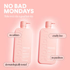 MONDAY HAIRCARE Moisture Shampoo + Conditioner Bathroom Set (2 Count) 27 oz Each for Dry, Coarse, Stressed, Frizzy Hair, Made with Coconut Oil, Rice Protein, Shea Butter and Vitamin E