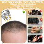 Angel Kiss Minoxidil Applicator, Hair Oil Applicator, Scalp Applicator Tool | Oil Dispenser for Hair: Fast Efficient Delivery to Hair Roots, Messy-Free, Waste-Free, Scalp Massage Compact Minoxidil Bottle