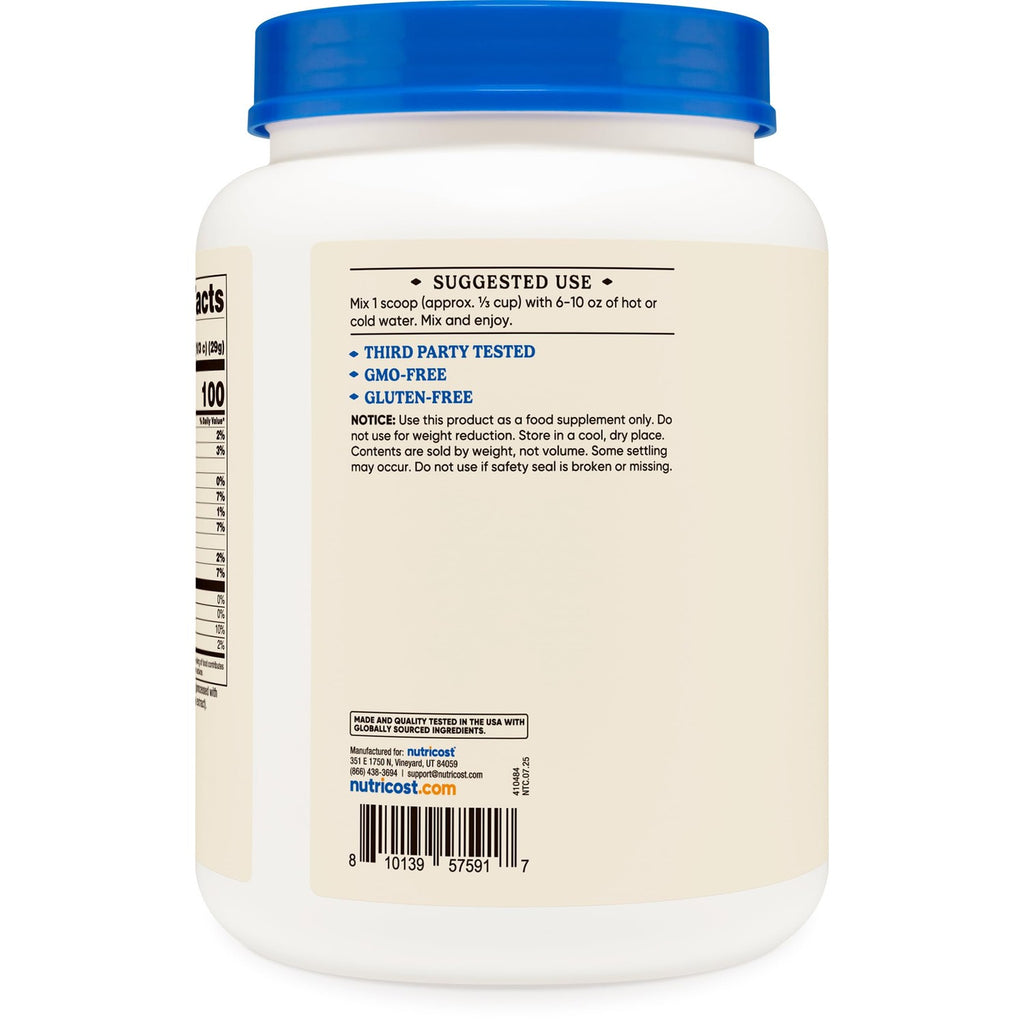 Nutricost Beef Protein Isolate Powder (Chocolate) 2LB, Gluten-Free