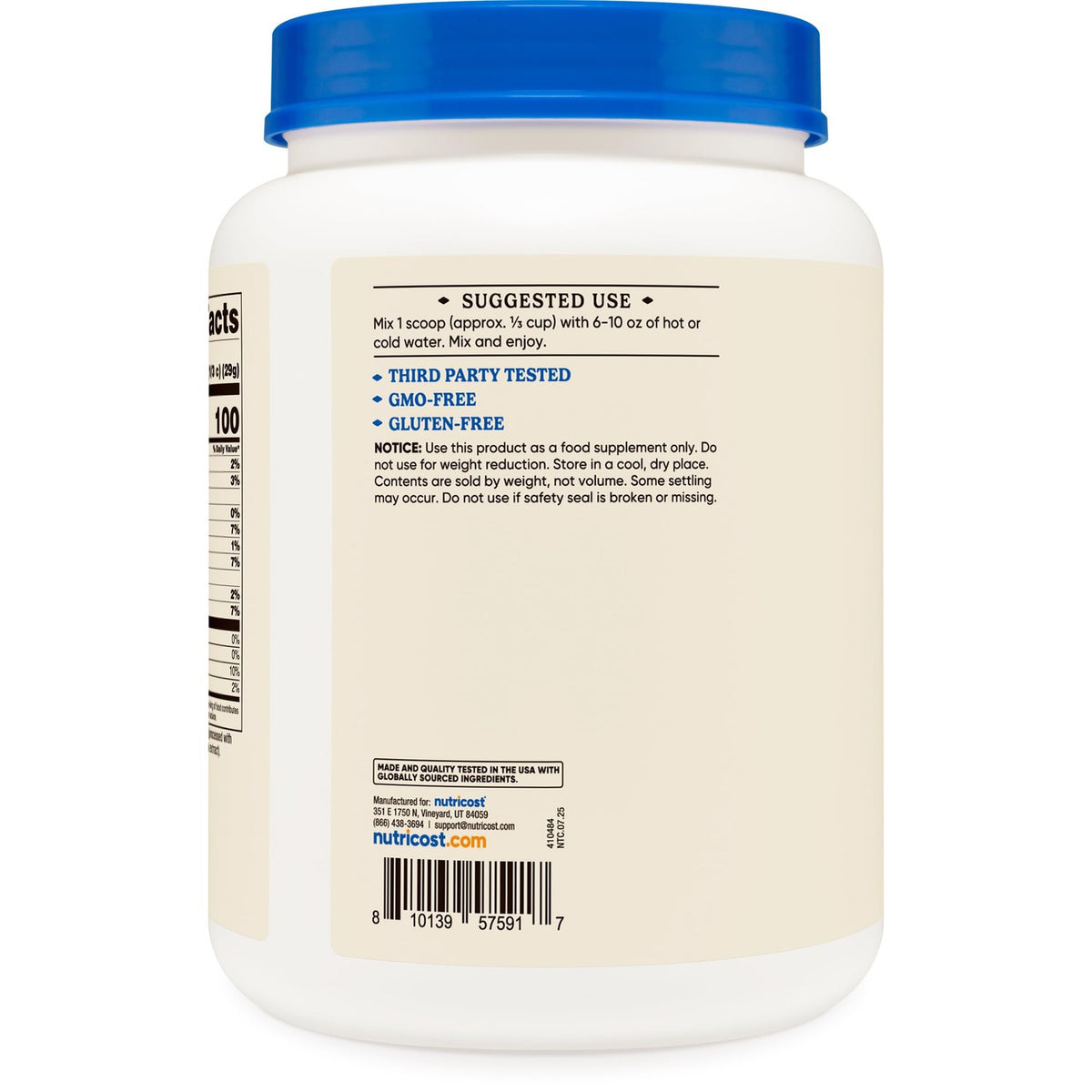 Nutricost Beef Protein Isolate Powder (Chocolate) 2LB, Gluten-Free