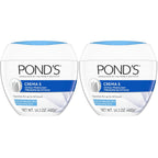 Pond's Nourishing Moisturizing Cream, Crema S, Fragrance Free, Ivory, 14.1 Oz
