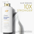 Dove Intensive Repair Conditioner for Damaged Hair & Breakage 28oz | Helps restore hair, stop 98% visible damage & regenerate hair strength for stronger hair with Amino Serum & Bio-Protein Care