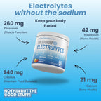 Low Sodium Electrolytes - 60 Servings - Strawberry Lemonade - Sugar Free Electrolytes Powder - Electrolytes Without Sodium - Low Sodium Electrolyte Powder