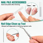 Upgraded Eagle Beak Beveled Nail Clippers, Long Handle Wide Jaw Slanted Nail Clipper, Eagle Beak Angled Edge Nail Clippers 3-Piece Set, Wide Jaw Opening Anti-Splash Nail Clipper for Men Women(Green)