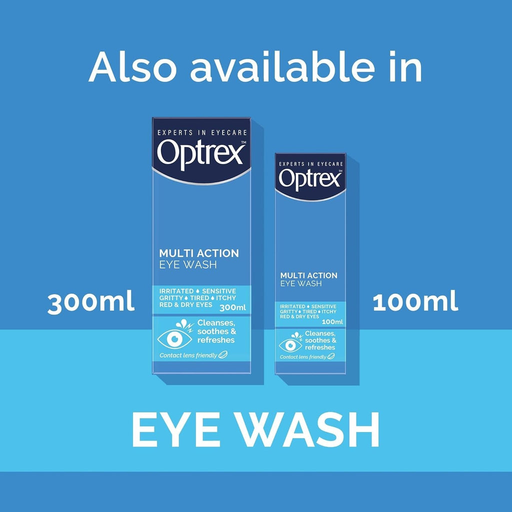 Buy now Optrex Multi-action Eye Wash 100ml at indiglob india