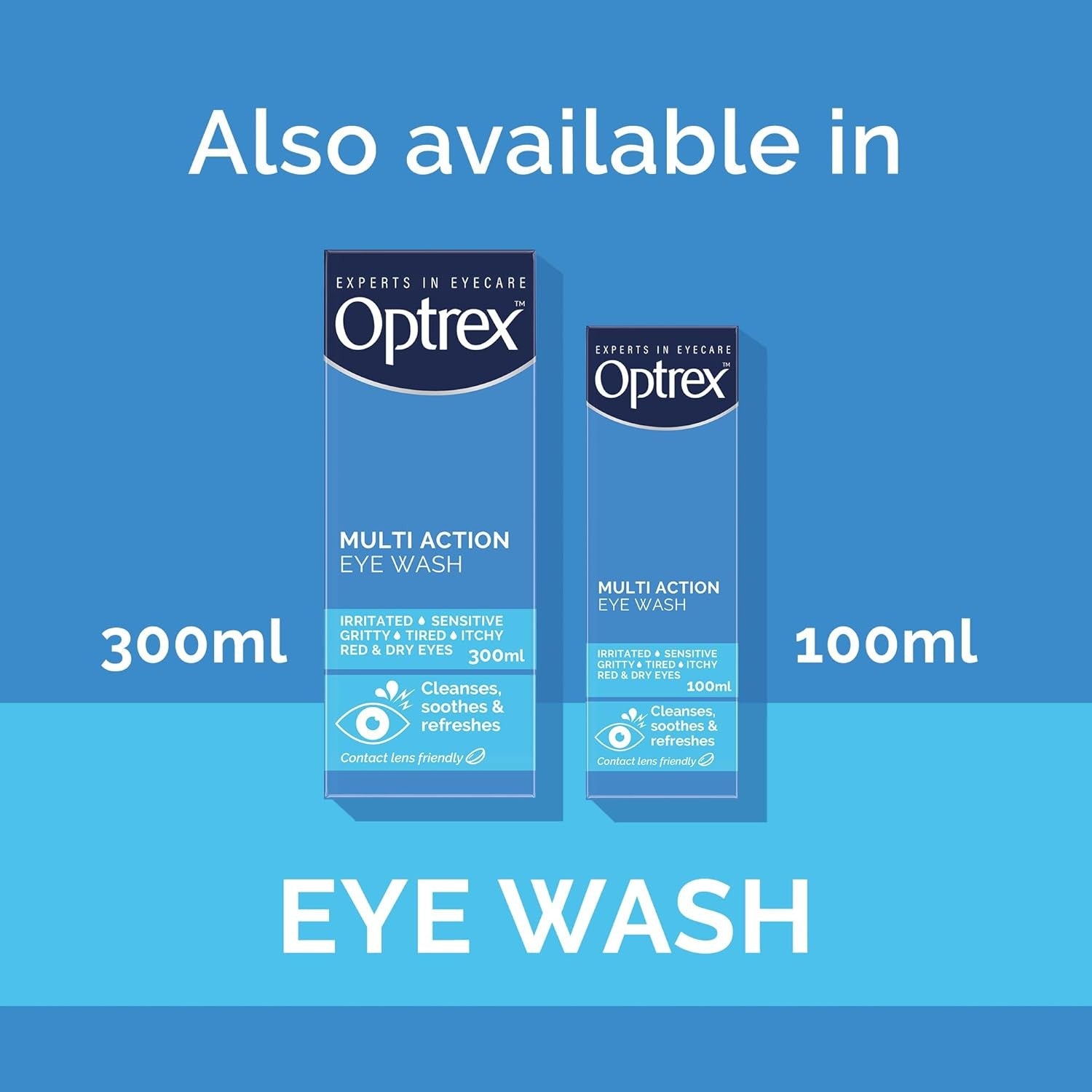 Buy now Optrex Multi-action Eye Wash 100ml at indiglob india