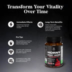 Horny Goat Weed for Men (9 in 1 Formula) - Male Enhancing Supplement - 60ct | Male enhancing formula with hornygoatweed for men extract to support stamina, vitality & drive