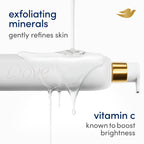 Dove Exfoliating Body Wash Glow Recharge Energizes & illuminates 18.5 oz | For everyday shower care, Helps illuminate and refine skin, With 3% brightening serum