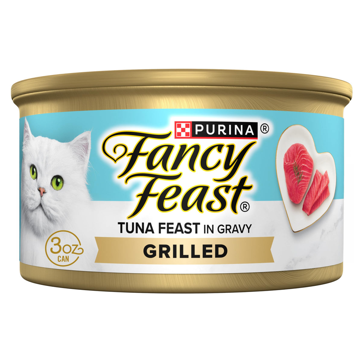 Purina Fancy Feast Grilled Tuna Feast Wet Cat Food in Gravy (24) 3oz Cans