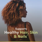 Nature's Bounty Biotin, 1000 mcg, 100 Tablets | Supports Metabolism for Energy and Healthy Hair, Skin, and Nails