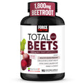 Force Factor Total Beets 1800mg Beet Root Capsules, Blood Pressure Support | with Organic Beet Root Powder, Hawthorn Berry, Support Nitric Oxide, Circulation & Blood Flow, 90 Vegetable Capsules