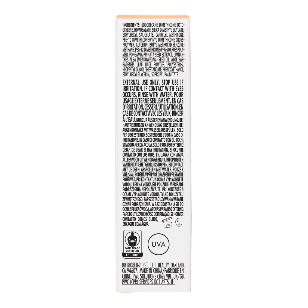 e.l.f. SKIN Suntouchable Invisible SPF 35 Sunscreen Mini, Lightweight Gel for Under Makeup, Daily Face Sunscreen for Women, Vegan & Cruelty-Free