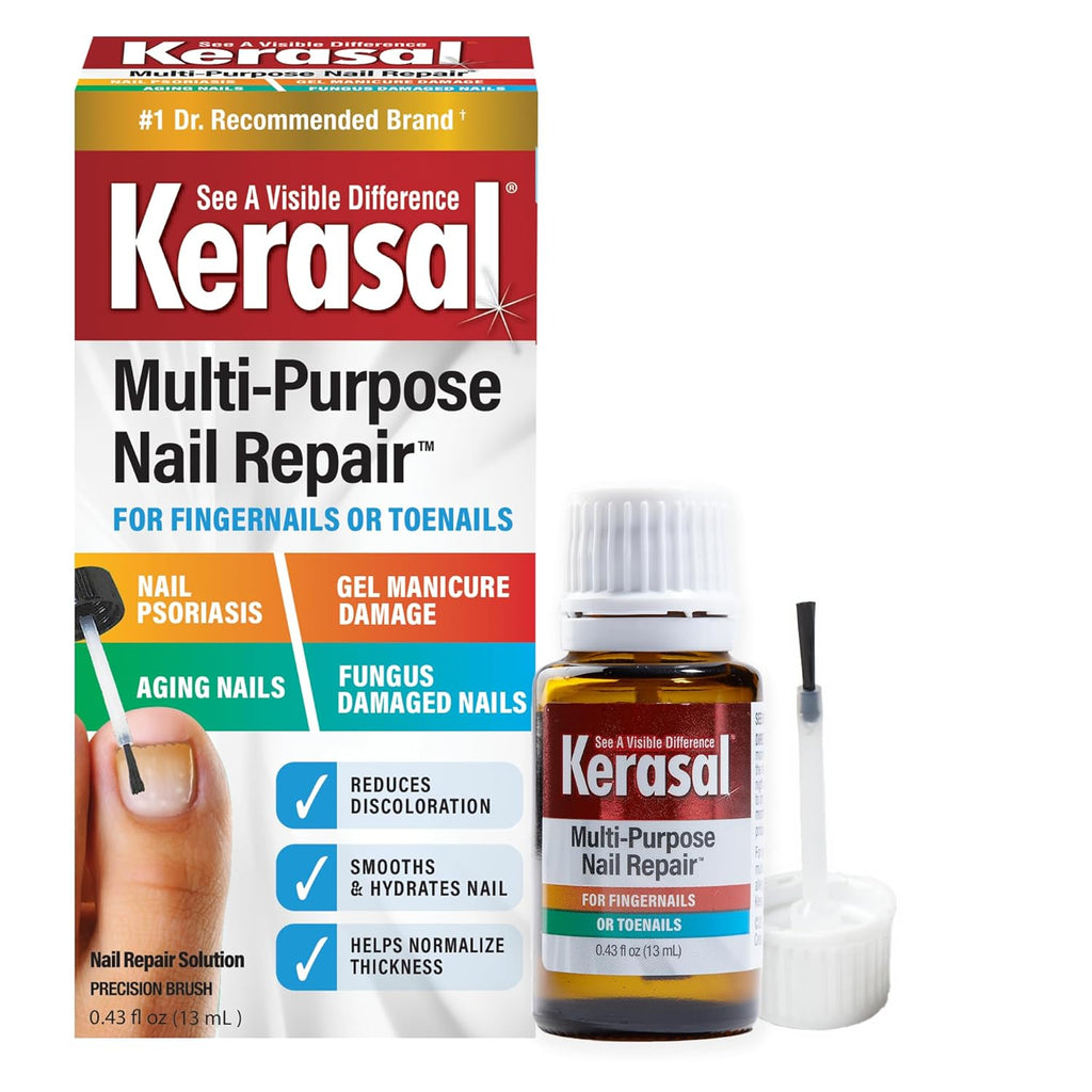 Buy now Kerasal Multi-Purpose Nail Repair, Nail Solution for Discolored and Damaged Nails, 0.43 fl oz at indiglob india