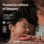 Alpine SleepDeep Reusable Earplugs for Sleeping | Earbuds for Side Sleepers