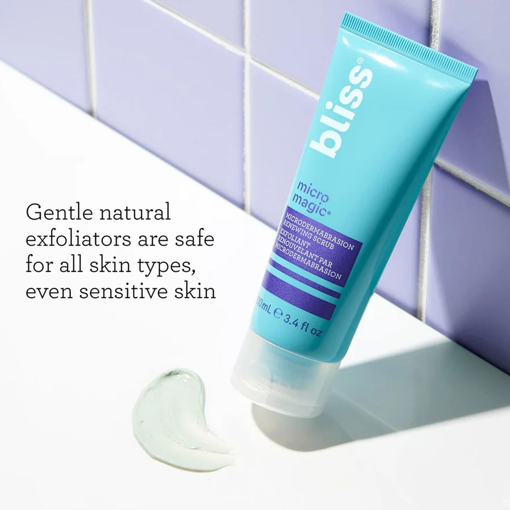 Buy now Bliss Micro Magic Skin-renewing Microdermabrasion Scrub | Smoothing Volcanic Pumice & Purifying Kaolin Clay | Refreshed Glow Straight-from-the-Spa | Tightens Pores & Brightens Skin | 3.4 fl oz at indiglob india