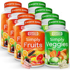 Simply Nature's Pledge Fruits & Vegetables Supplement, 360 Capsules, 4-Pack | Whole Food Superfoods, Fruits & Veggies, Energy, Immune & Digestive Support, Vegan, Gluten free, Soy Free, Third-Party Tested