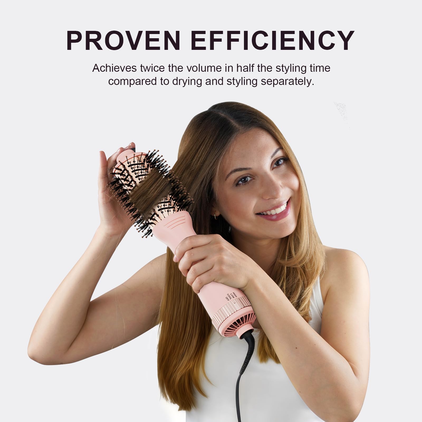 4-in-1 Travel Dual Voltage Hair Dryer for efficient styling and drying. Available online, order now for quick shipping!