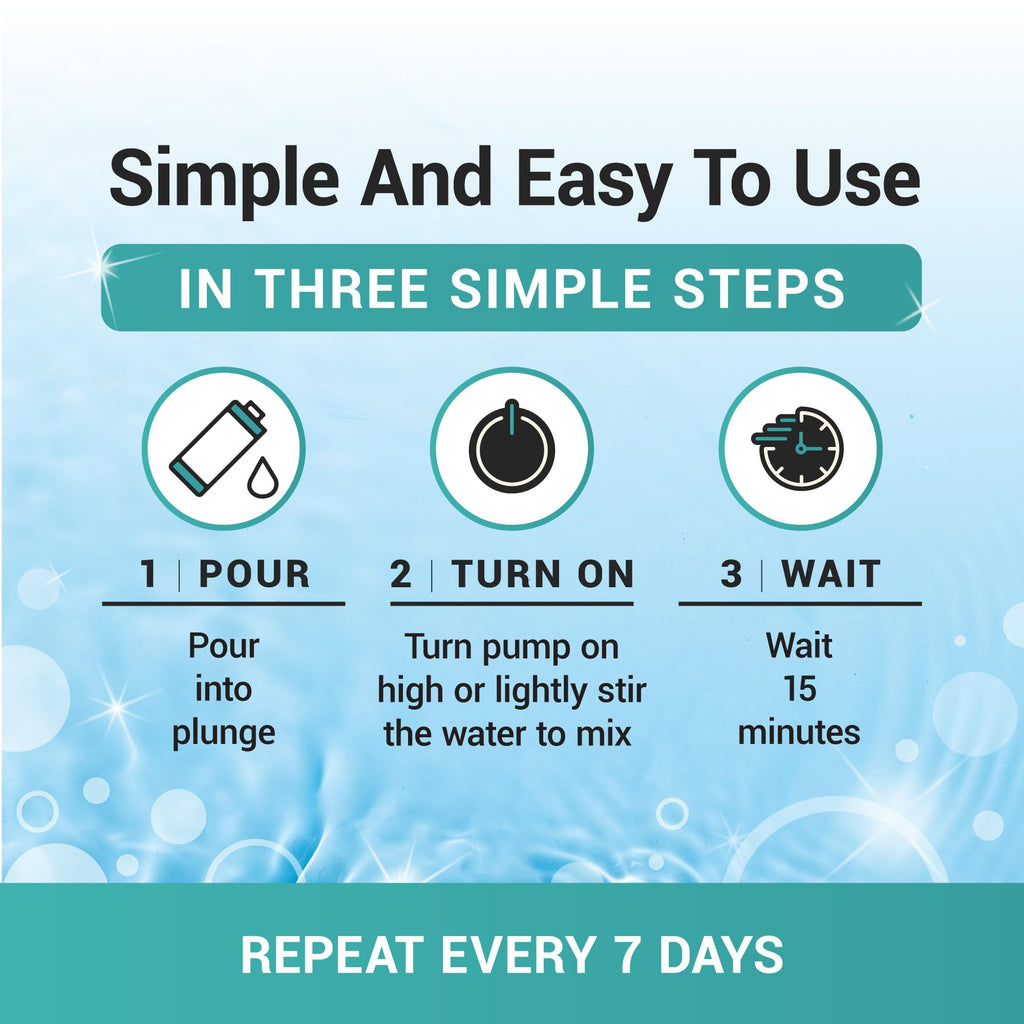 Ouster 3in1 Cold Plunge Water Treatment, Weekly Cleaner, 32oz