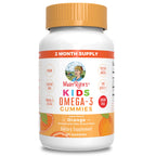 MARYRUTH'S Vegan Omega 3 Gummies for Kids, No Fish Taste, 2 Month Supply | No Fish Taste, 2 Month Supply