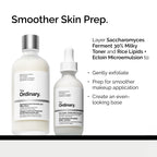 The Ordinary Saccharomyces Ferment 30% Milky Toner, Exfoliating and Hydrating Toner for Smoother, Brighter Skin, 3.4 Fl Oz