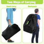 Sublaga Car Seat Bags For Airplane Travel, Durable Carseat Cover For Air Travel Car Seat Travel Bag with Shoulder Straps and 2pcs Luggage Tags For Airplane