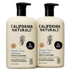 California Naturals Classic Clean Toasted Coconut Shampoo Conditioner Set, Natural, Vegan, Cruelty, Silicone, Paraben, and Sulfate Free, All Hair Types, 20 Fl Oz