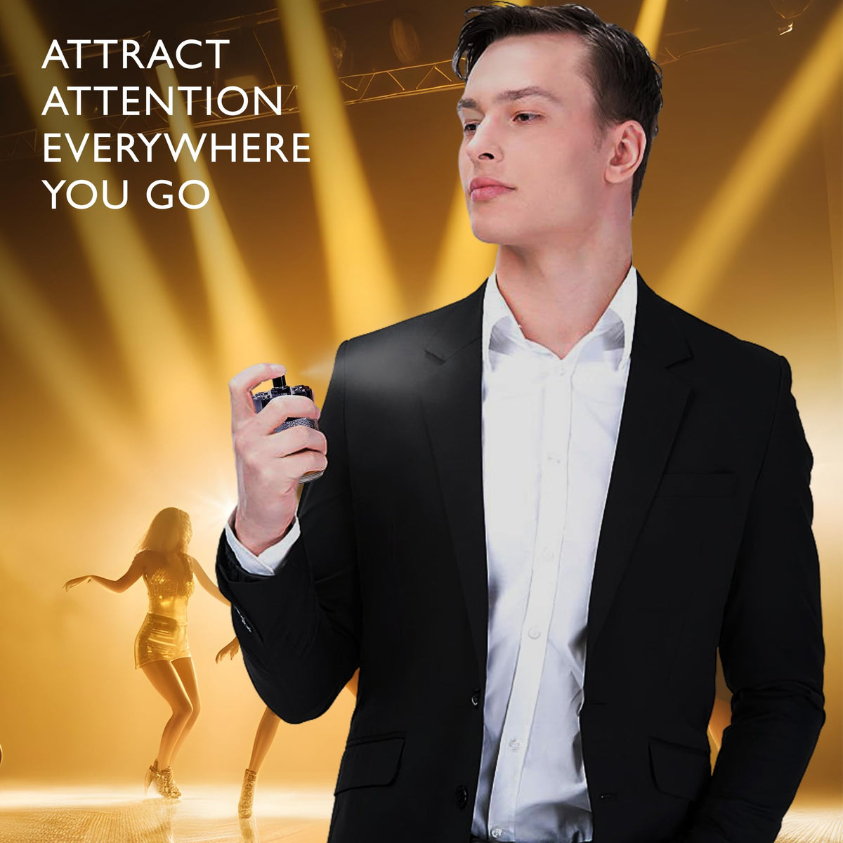 Azura Noir After Dark Eau De Parfum for Men - Woody Spicy Fragrance - Long-Lasting Cologne Choice For Daily Wear - Top Notes of Lemon, Mandarin Orange, Lavender 7 Cinnamon - Elegant 100ml Bottle