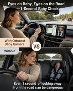 OTTOCAST Cabin Care Baby Car Camera 2026 (for Wired CarPlay Only)