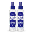 Dr Teal's Topical Magnesium Spray with Natural Dead Sea Salt, Fragrance Free, 8 fl oz (Pack of 2)