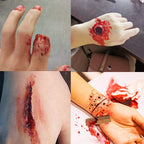 Buy now MEICOLY 3pcs SFX Special Effects Makeup Kit - Fake Nose Putty, Scar Wax, Fake Blood Scab Gel, Dark at indiglob india
