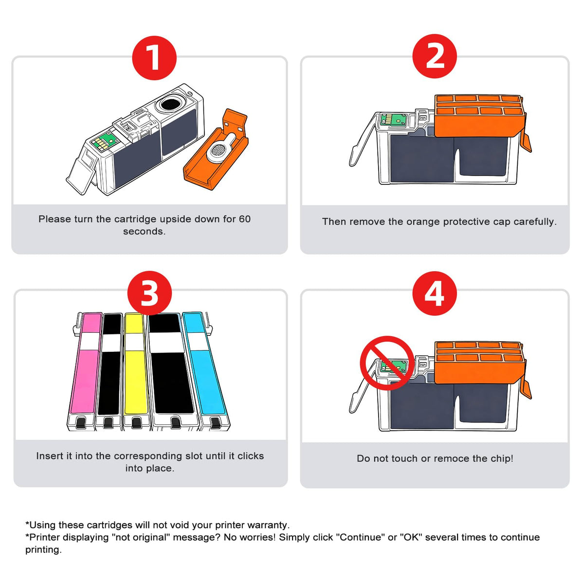 280XXL 281XXL Ink Cartridges Replacement for Canon 280 281 Ink Cartridges